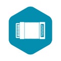 Accordion icon, simple style