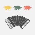 Accordion icon Royalty Free Stock Photo