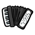 Accordion Musical Instrument Doodle Icon