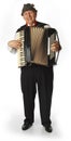 Accordion player Royalty Free Stock Photo