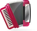 Accordion in vector