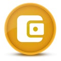 Account balance wallet luxurious glossy yellow round button abstract Royalty Free Stock Photo