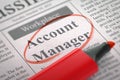 Account Manager Join Our Team.