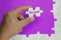 Account Text - Business Concept Royalty Free Stock Photo
