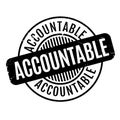 Accountable rubber stamp