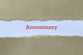 Accountancy on paper