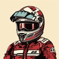 Accountant Head In Motocross Helmet Graphics Pack