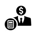 Accountant icons