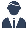 Accountant Vector Icon which can easily modify or edit