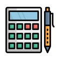 Accounting, budget Vector icon which can easily modify