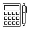 Accounting, budget Vector icon which can easily modify