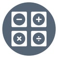 Accounting, calculating device Vector Icon which can easily modify or edit Royalty Free Stock Photo