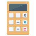 Accounting, calculation Color Isolated Vector icon which can be easily modified