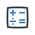 Accounting calculator icon