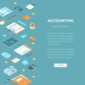 Accounting concept. Tax calculation. Financial analysis, Planning Analytics Statistics Data analysis Research. Documents, calendar Royalty Free Stock Photo