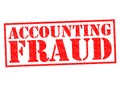 ACCOUNTING FRAUD Royalty Free Stock Photo