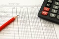 Accounting Ledger Royalty Free Stock Photo