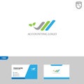 Accounting Logo Template and Business Card