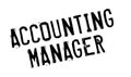 Accounting Manager rubber stamp