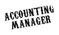 Accounting Manager rubber stamp