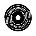 Accounting Manager rubber stamp