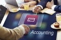Accounting Statistics Technology Application Concept Royalty Free Stock Photo