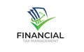 Accounting Tax management logo design