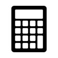 Accounting vector glyph flat icon Royalty Free Stock Photo