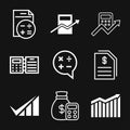 Accounting vector icon. Business and financial symbol Royalty Free Stock Photo