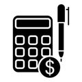 Accounting Vector icon. Business Growth and investment illustration sign. economy logo.