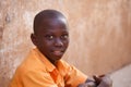 ACCRA, GHANA Ã¯Â¿Â½ MARCH 18: Unidentified young African boy pose wi