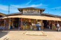 ACCRA,REPUBLIC OF GHANA - APRIL 30,2018:Ghana National Crafts Market