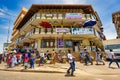 ACCRA,REPUBLIC OF GHANA - APRIL 30,2018:Shopping center building in the capital