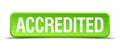 accredited button Royalty Free Stock Photo