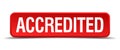 accredited button Royalty Free Stock Photo