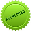 Accredited green seal stamp