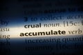 Accumulate