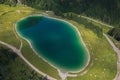 Accumulation lake in the mountains