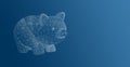 accumulative pig from the network Royalty Free Stock Photo