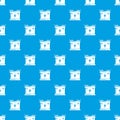 Accumulator pattern seamless blue