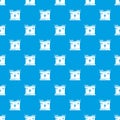 Accumulator pattern seamless blue Royalty Free Stock Photo