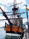 HMB Endeavour Replica, Maritime Museum, Sydney, Australia Royalty Free Stock Photo