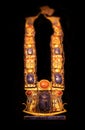 Accurate replica treasure from Cairo national museum in CAiro , Egypt. necklace with scarabeu