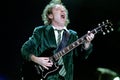 ACDC ,Angus Young during the concert Royalty Free Stock Photo