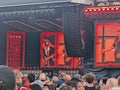 Acdc concert in paris hippodrome de longchamps Royalty Free Stock Photo