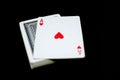 Ace card poker player.