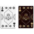 Ace of clubs Royalty Free Stock Photo