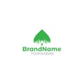 Ace Grass Logo Design Vector Royalty Free Stock Photo