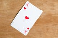 Ace of Heart playing card