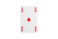 The Ace of Hearts Royalty Free Stock Photo